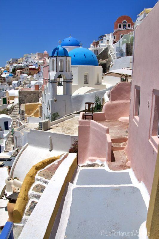 organizzare un viaggio a Santorini, Santorini , scorcio di Firostefani