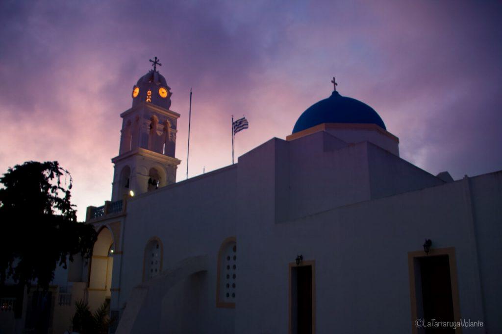Santorini, di notte