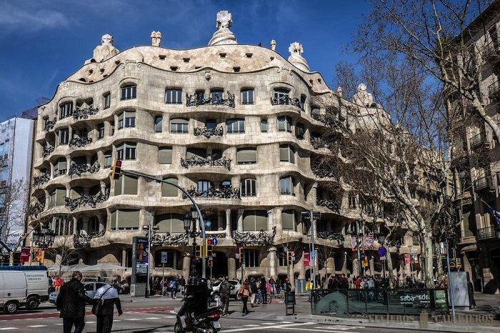 La Pedrera en el Paseo de Gracia