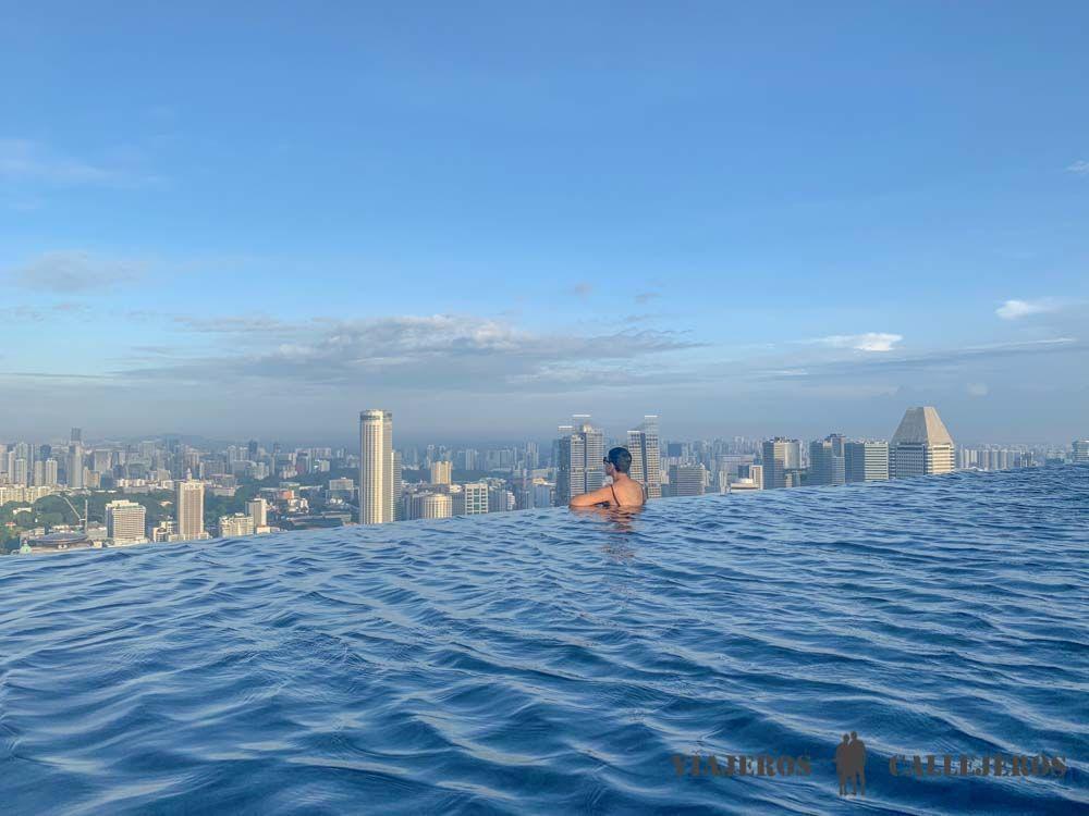 Piscina infinita del Marina Bay Sands