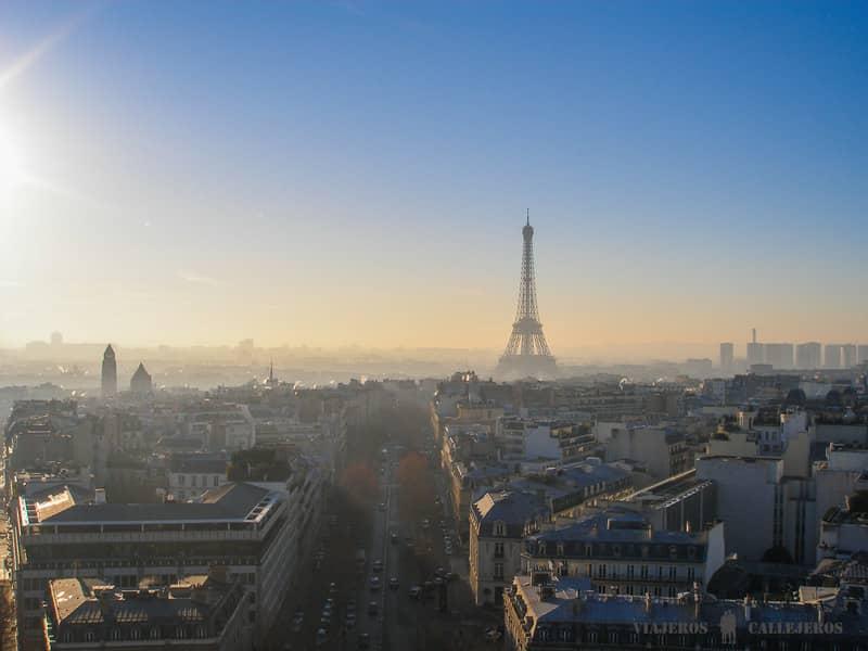 arco triunfo miradores de paris